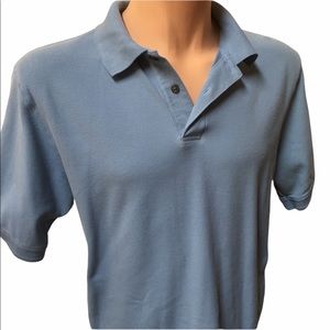 LL Bean Blue Polo Shirt Men’s M